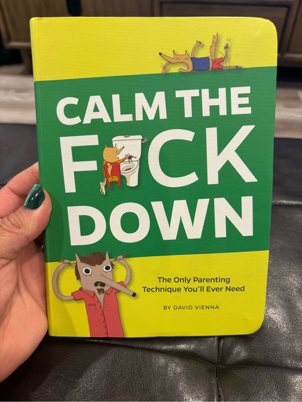 Knock Knock Parenting Guide — Bright Yellow & Green Cover